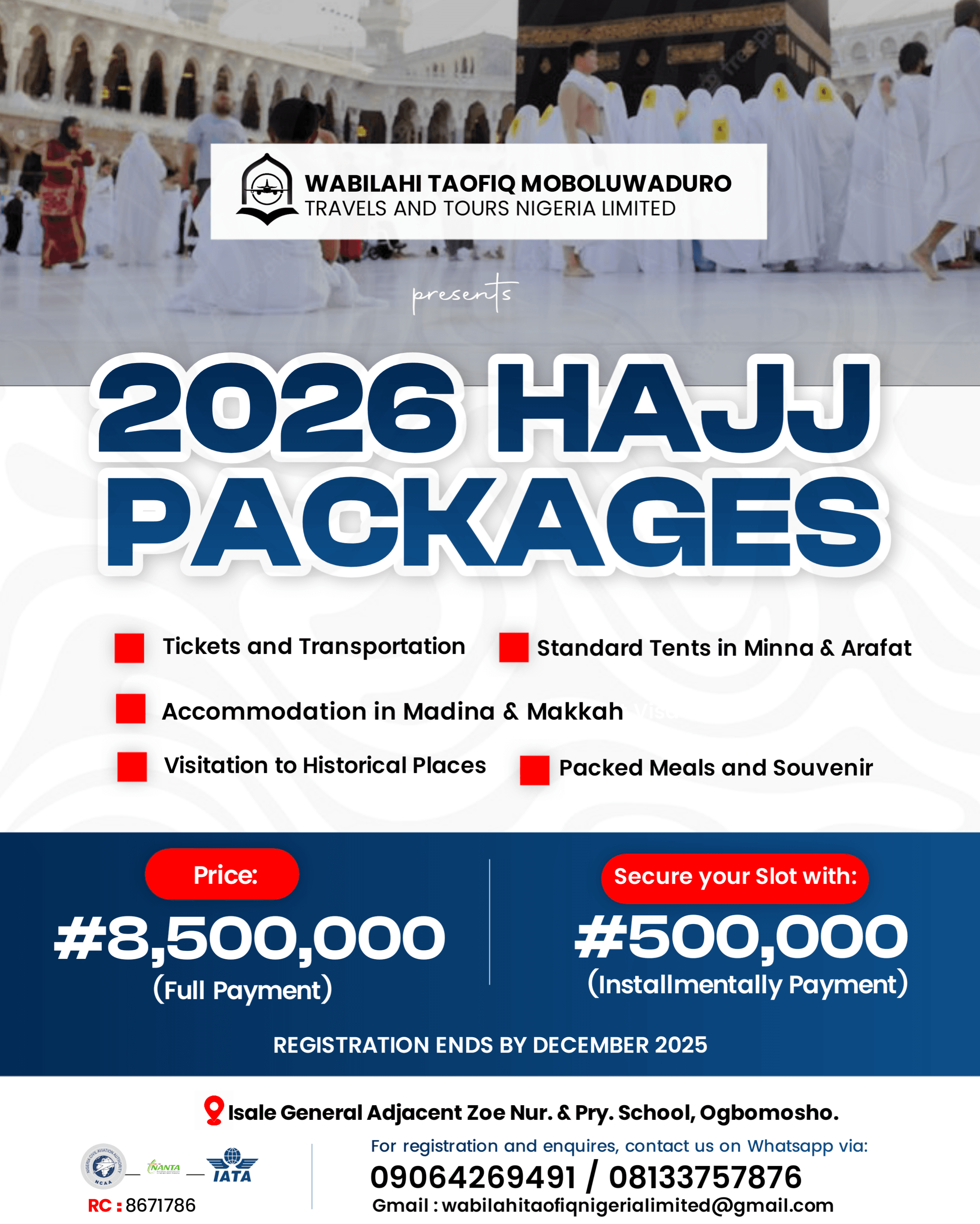 Hajj 2026 Flyer